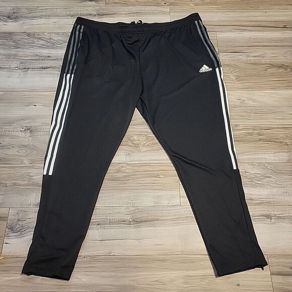 NEW Adidas Areoready‎ Tiro Track Training Soccer Pants 4XL BLACK - Picture 1 of 10